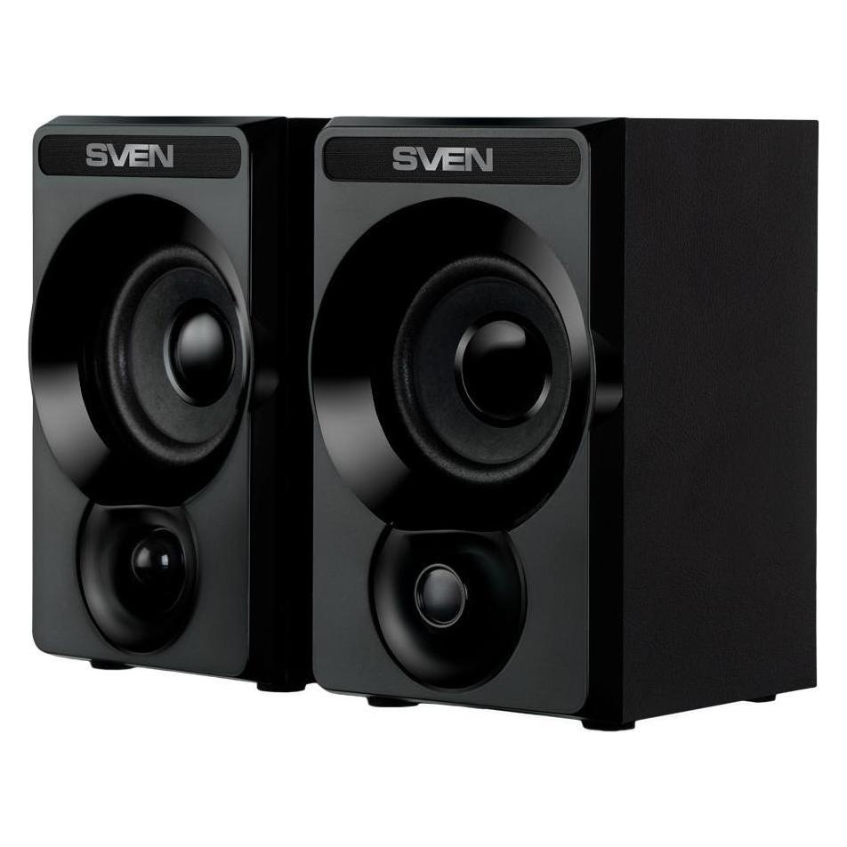 Sven Record players Speakers SPS-535, black, USB, power output 2x3W (RMS) (67129716)
