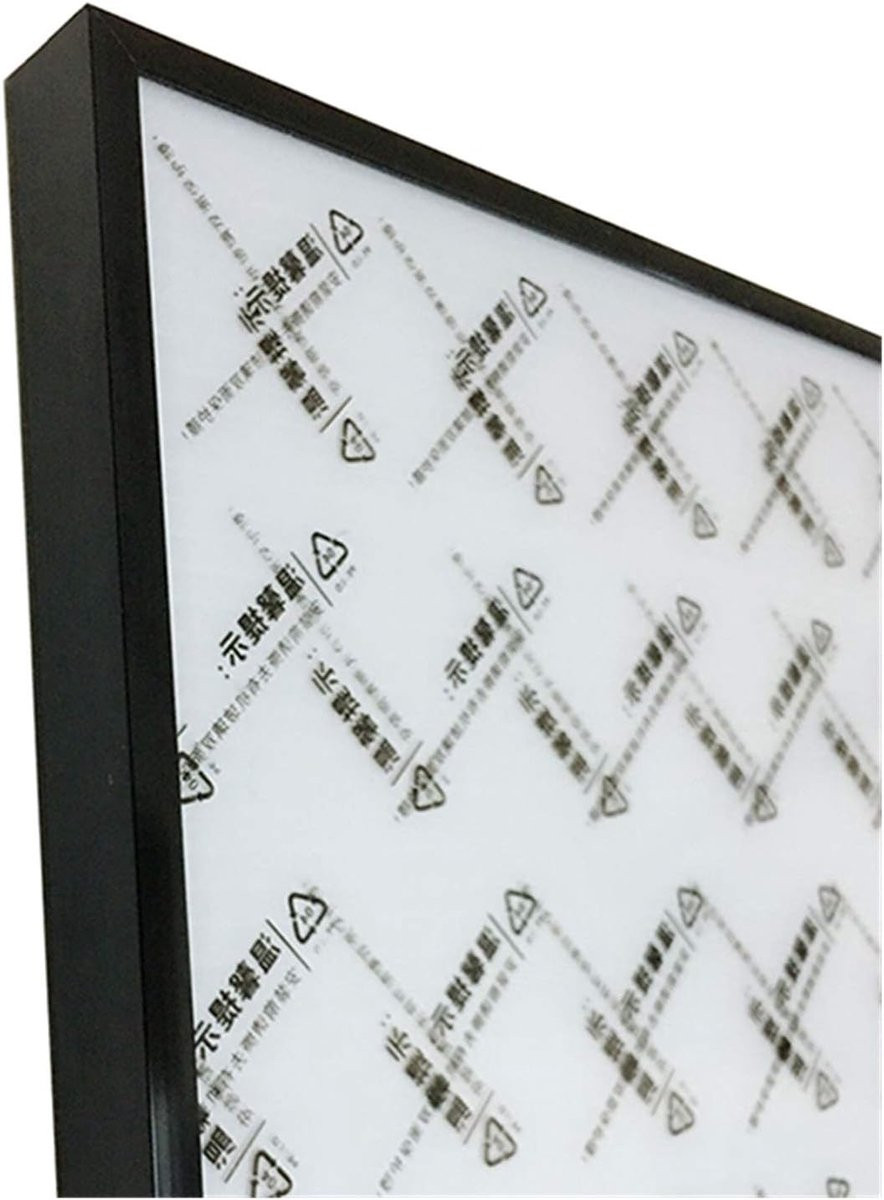 Zwarte houten fotolijst voor A4 poster en muurdecoratie
