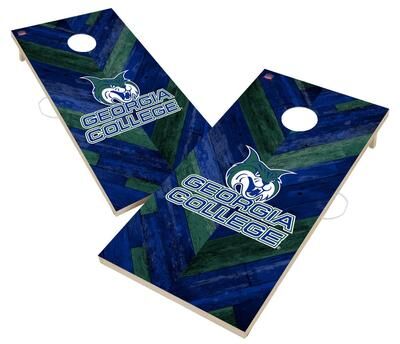 Skip's Garage Georgia College Bobcats Cornhole Board Set