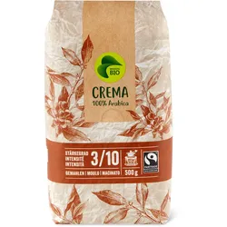 Bio Gemahlener Kaffee Crema - 500g