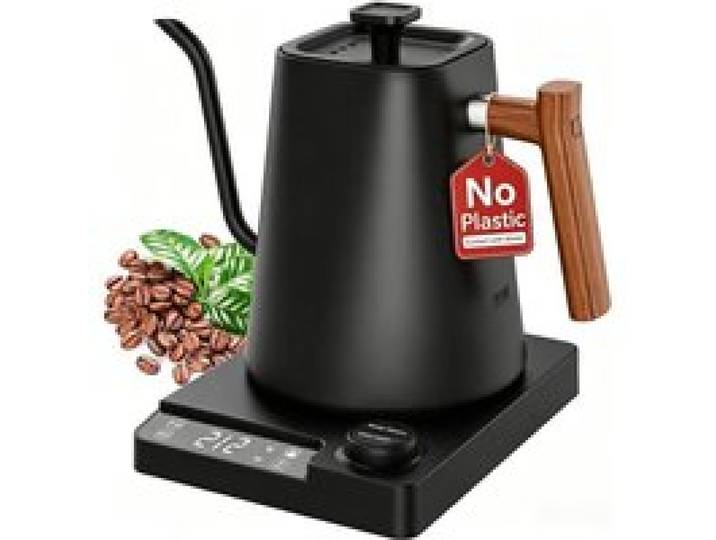 Bouilloire Électrique Inoxydable Theiere Electrique Versez Sur La Bouilloire Et La Bouilloire À Café Sans Bpa 1200W Chauffage Rapide