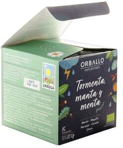 Orballo Infusão BIO Tormenta, Manta E Menta 15 Unds