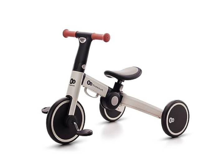 Kinderkraft 4TRIKE Dreirad 3 in 1, Grau