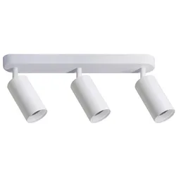 Luxula, Deckenleuchte, Schwenkbarer LED Aufbauspot, 3-flammig, weiss (GU10)