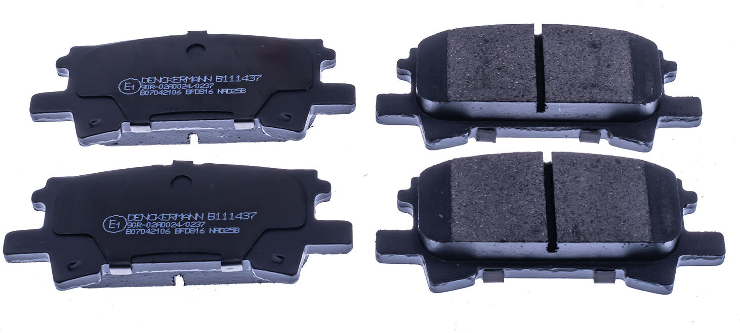 Denckermann Bremsbelagsatz, Scheibenbremse B111437 Hinterachse Für Auto Union Lexus