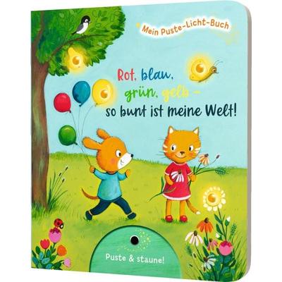 Mein Puste-Licht-Buch: Rot, blau, grün, gelb - so bunt ist meine Welt!, Gebundene Ausgabe von Fee Krämer, Esslinger in der Thienemann-Esslinger Verlag