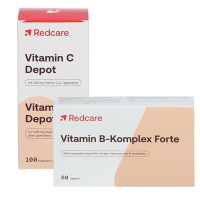 Vitamin C Depot Redcare + B Kompl Forte 100+60 St Kapseln