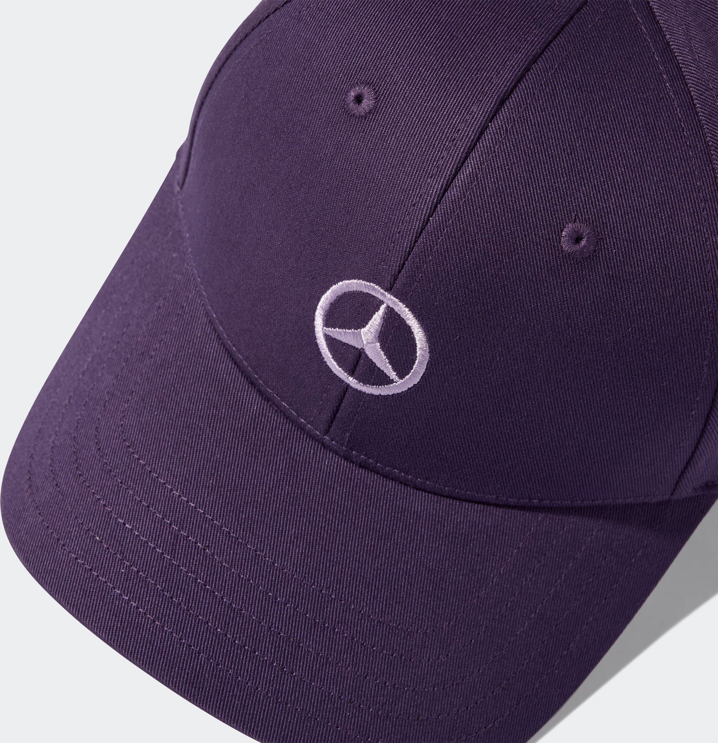 Baseball Cap ADIDAS PERFORMANCE "MERCEDES - AMG PETRONAS FORMULA ONE TEAM FAN COTTON", lila (aurora plum), Obermaterial: 100% Baumwolle, Caps Baseball Cap aurora plum Einheitsgröße