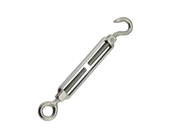 Edelstahl-Spanner, 5PCs Edelstahl Spannschloss Anpassung Haken Ring Schraube Draht(Oc Type,M4)