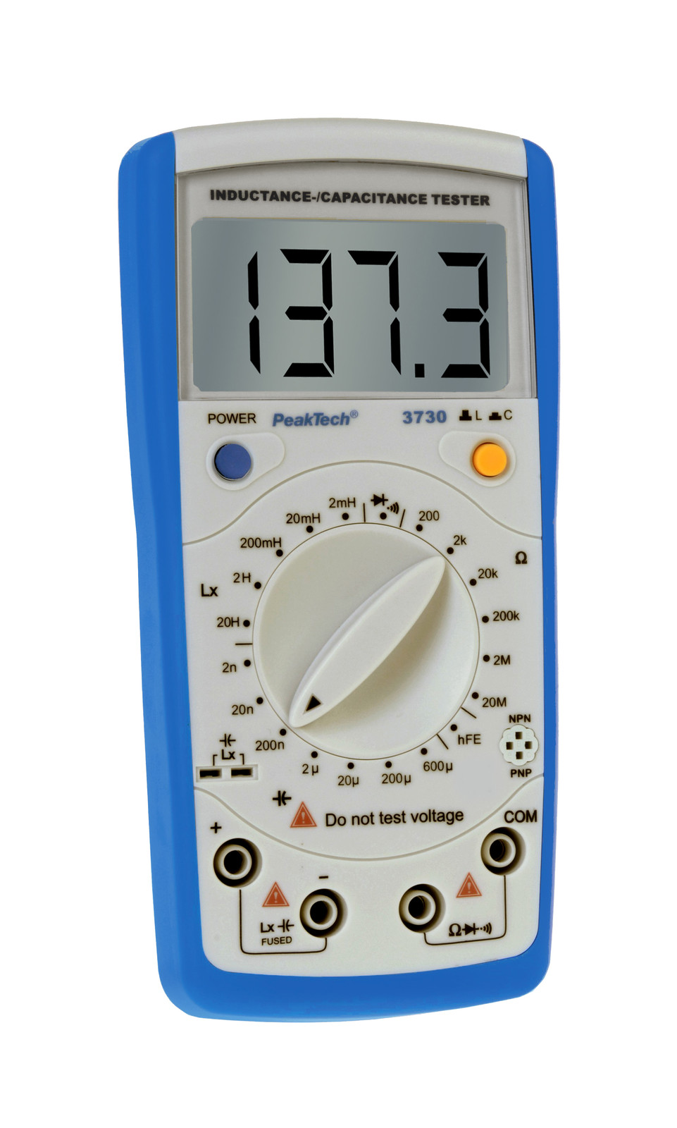PeakTech P 3730 Digitaal LCR-meetapparaat voor weerstand, capaciteit en inductie