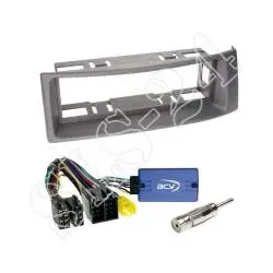Renault Mégane I / Scenic Autoradio 1-DIN Einbaurahmen Radioblende + Lenkrada...