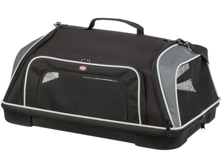 Tiertransporttasche TRIXIE Tasche Boarding Schwarz , schwarz, B:55cm H:40cm T:23cm, Tiertransportbehälter, Tiertransporttasche