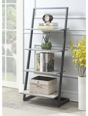 Convenience Concepts Graystone Ladder Bookshelf