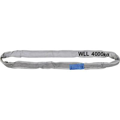 Petex 47204218 Rundschlinge Arbeitslast (WLL)=4 t Grau EN 1492-2 DIN 1492-2
