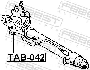 Febest Lagerung, Lenkgetriebe Tab-042 Für Toyota