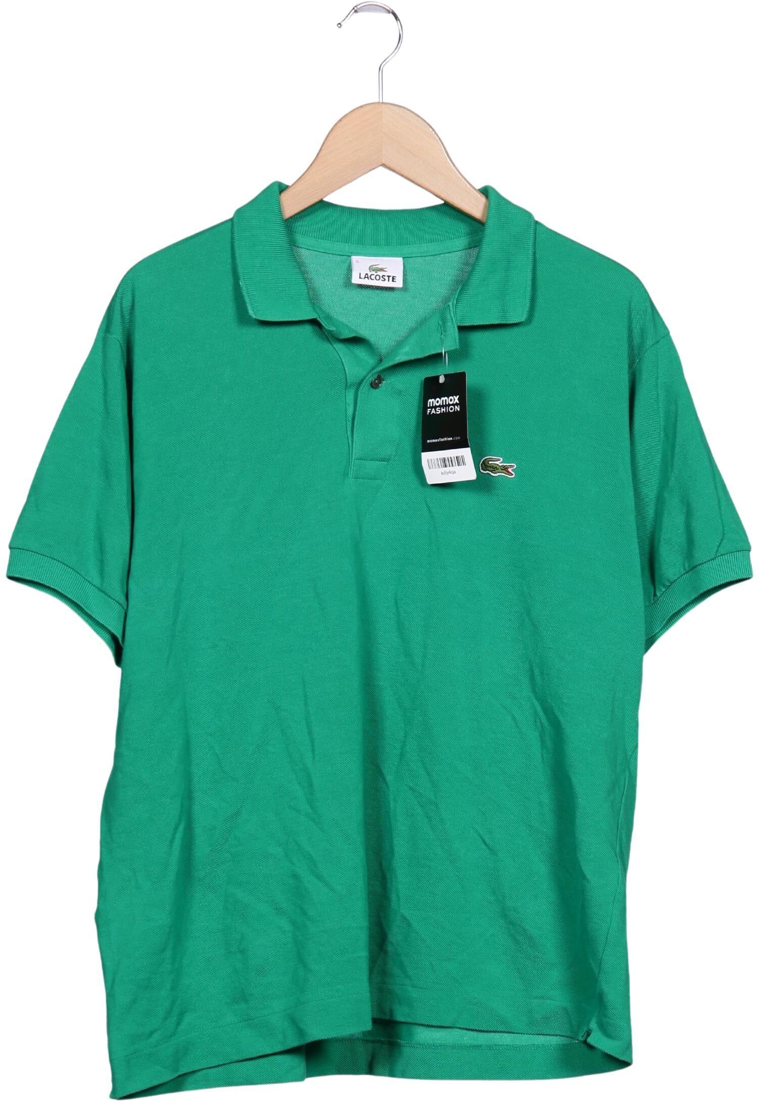 Lacoste Herren Poloshirt, Grün, Gr. L (Lacoste 5), Baumwolle - Second Hand