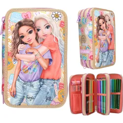 TOPModel 3 Fach Federtasche GIRL POWER