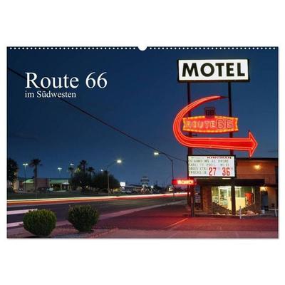 Route 66 im Südwesten (Wandkalender 2027 DIN A2 quer), CALVENDO Monatskalender