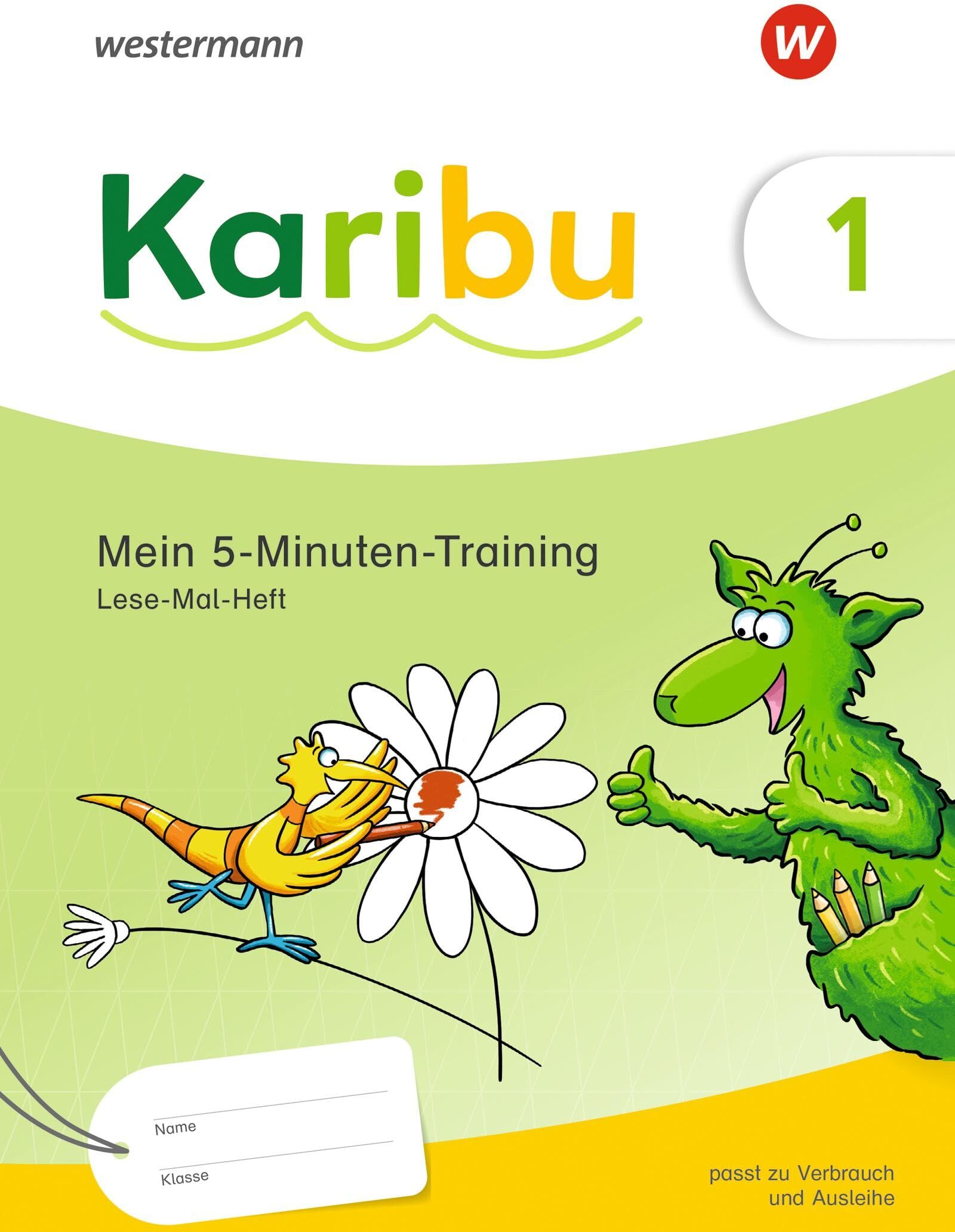 Karibu - Ausgabe 2024: Mein 5-Minuten-Training: Lese-Mal-Heft Sinnentnehmendes Lesen trainieren - Preis vom 18.10.2026 19:22:15 h