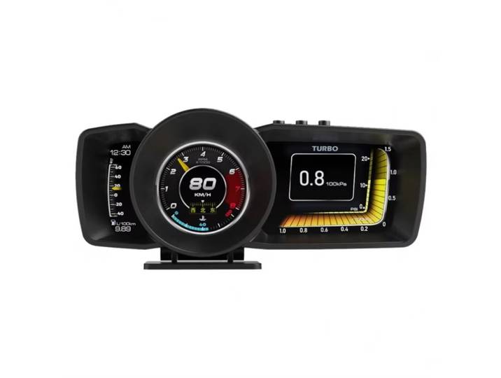 Compteur de vitesse numérique universel A600 HUD pour voiture, Navigation OBD + GPS, affichage de jauge intelligent, outils de Diagnostic, affichage tête haute
