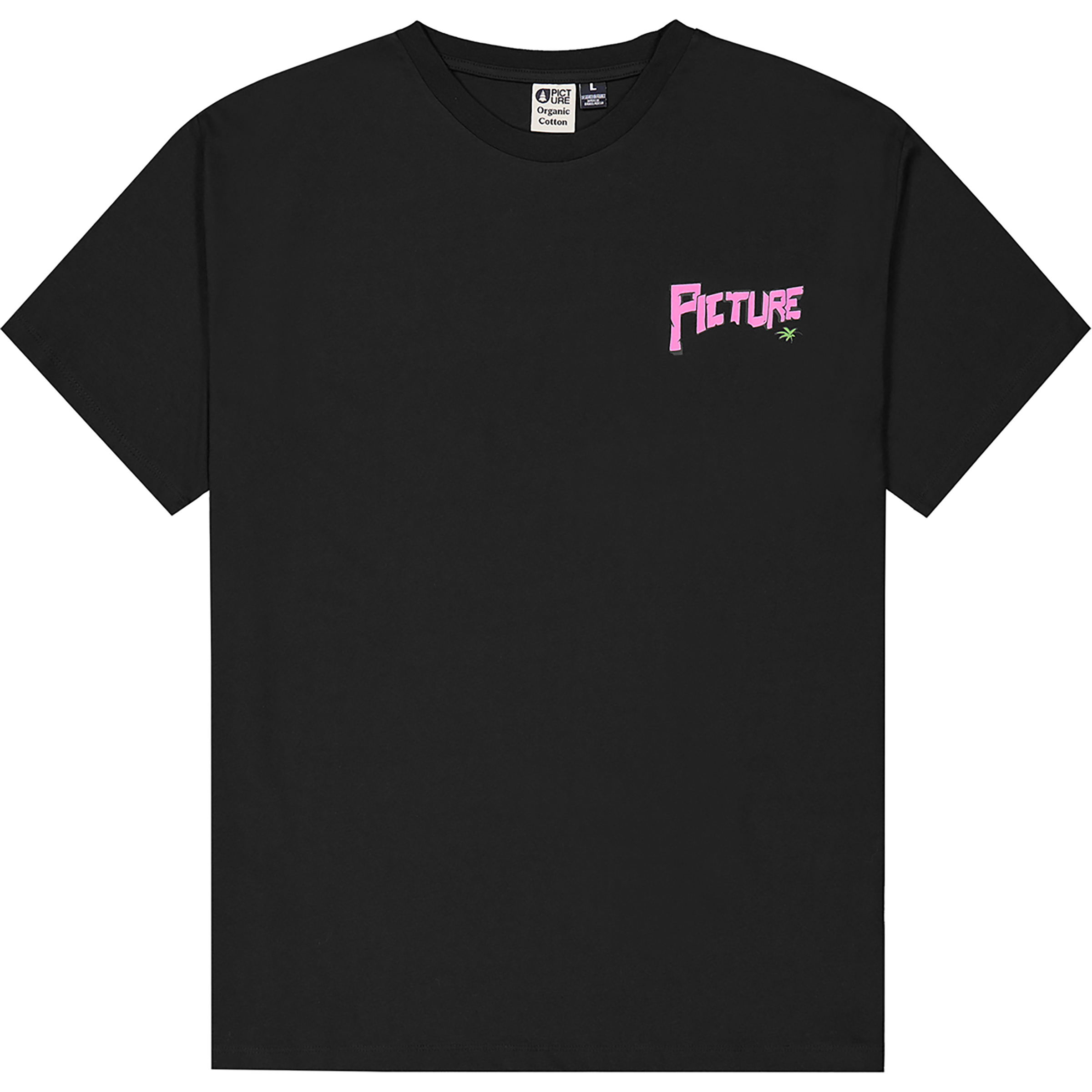 Picture Banie Bongo Herren T-Shirts schwarz Größe S Lifestyle Hautfreundlich