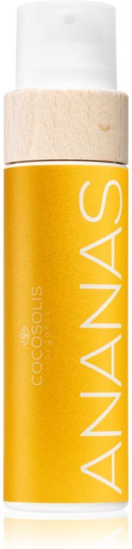 COCOSOLIS ANANAS pflegendes und bräunendes Öl ohne Schutzfaktor mit Duft Pineapple & Vanilla 110 ml