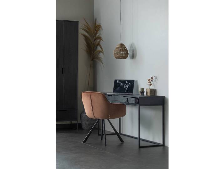 Schreibtisch Sion 140 x 75 x 44cm Schwarz