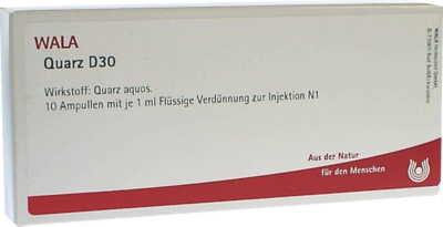WALA Heilmittel GmbH QUARZ D 30 Ampullen 10X1 ml 02830444