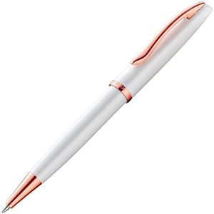 Pelikan Kugelschreiber Jazz Noble Elegance, K36, 821629, perlmutt weiß, Metall, Schreibfarbe blau