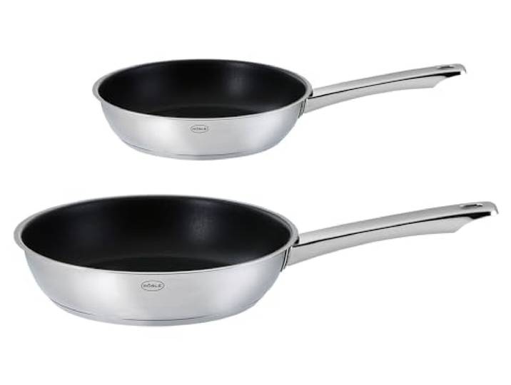 RÖSLE Pfannen-Set - 2-teilig - Edelstahl 18/10 - Antihaftbeschichtung