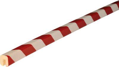 Knuffi® Kantenschutzprofil Typ G, lfm., weiß/rot