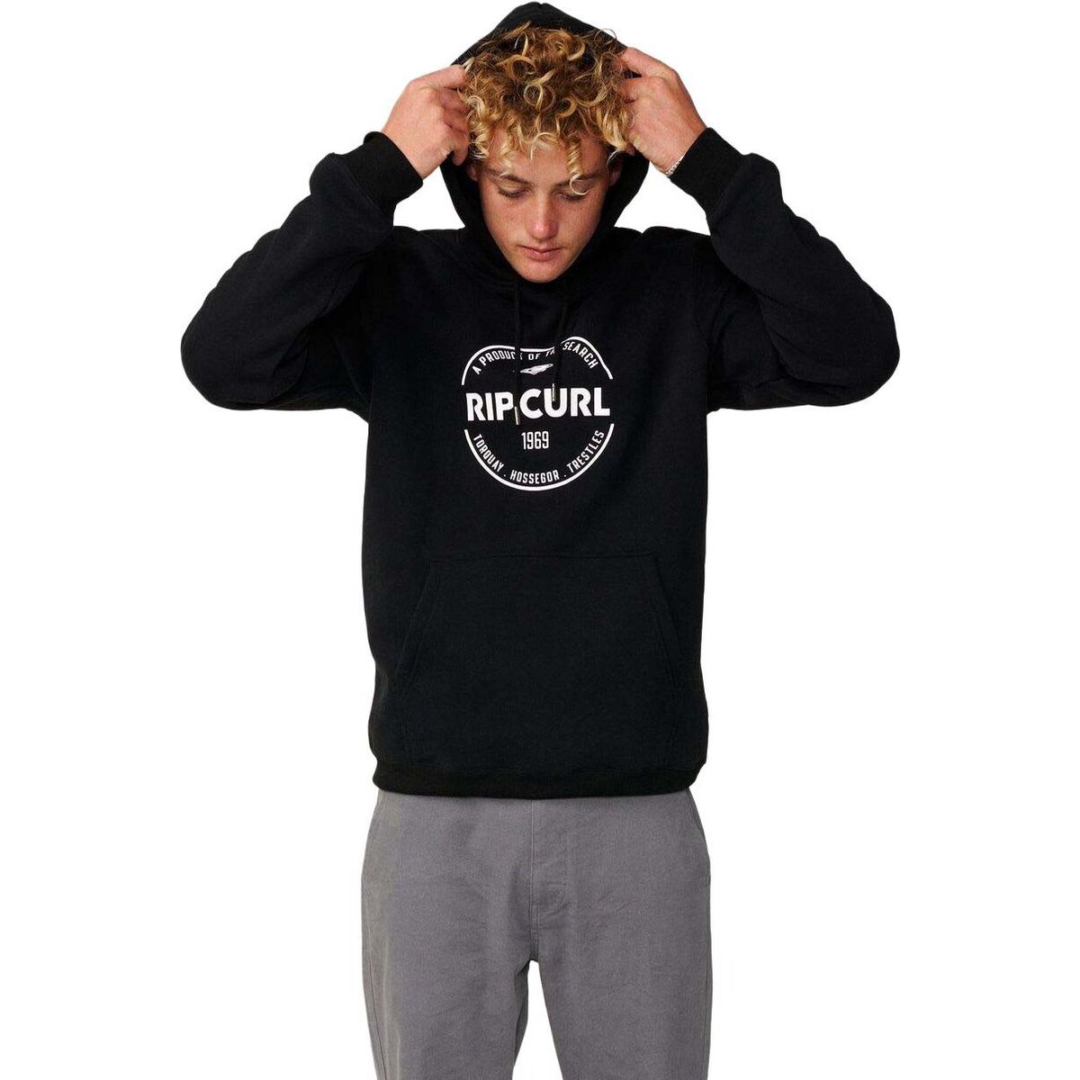 RipCurl Staple Hood black (0090) L 0CKMFL-0090-L
