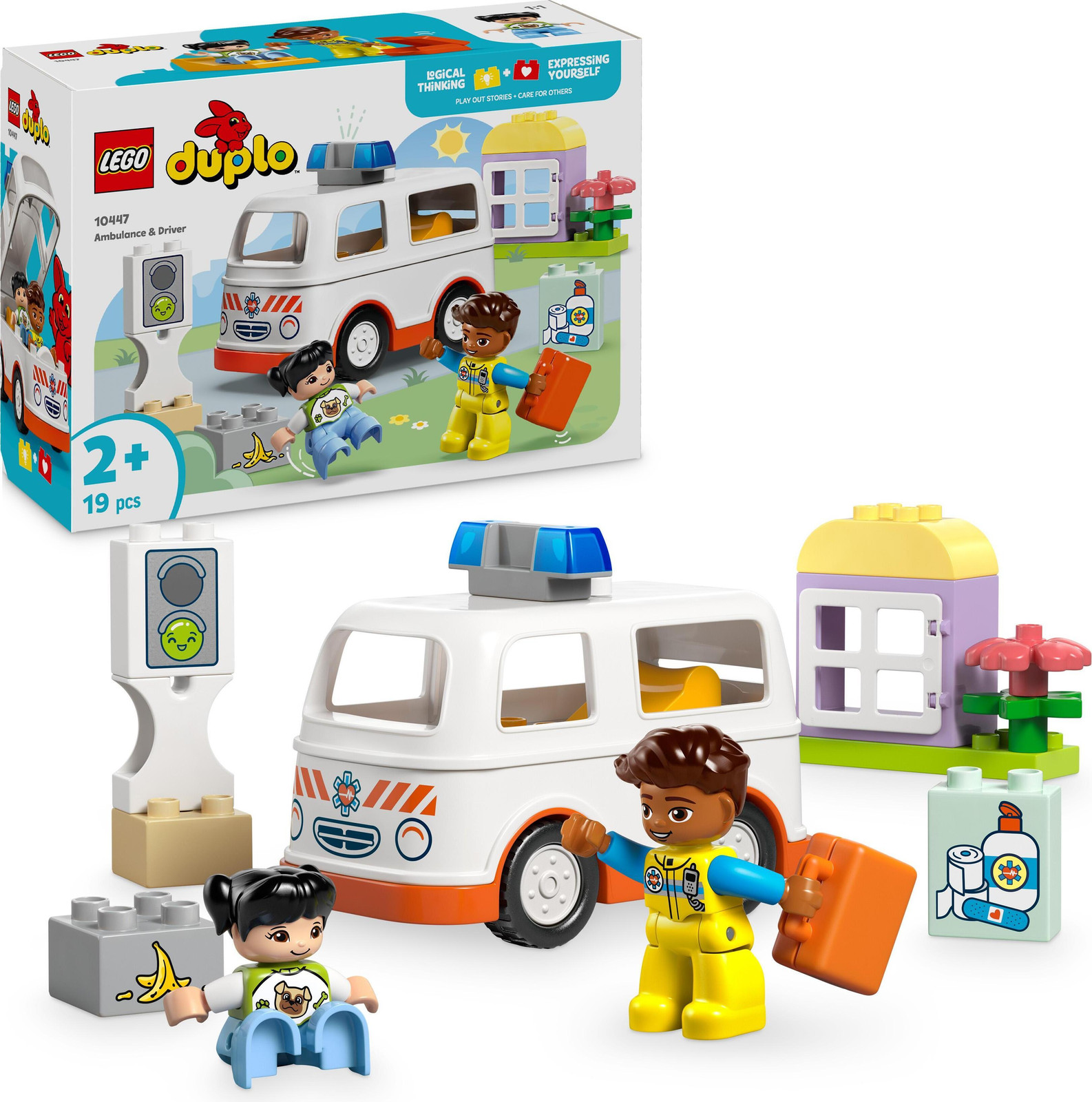 LEGO DUPLO Ambulance en bestuurder 10447