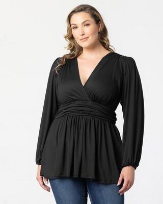 KIYONNA Leah Long Sleeve Tunic Top