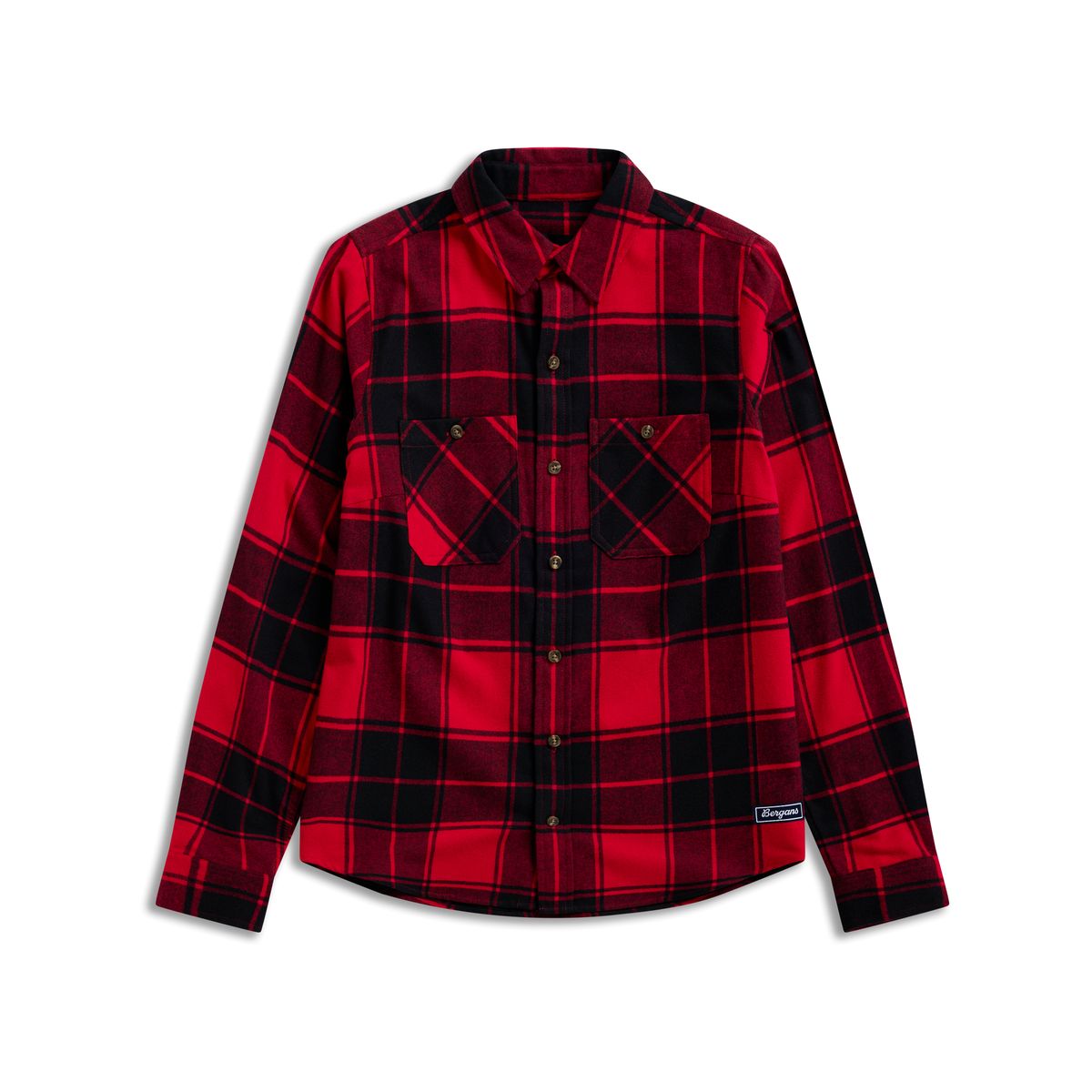 Bergans Nordmarka Flannel Shirt Women red/black check (25689) S 253711-3497-25689-S