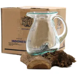 Molton Glass on Wood - Water Jug