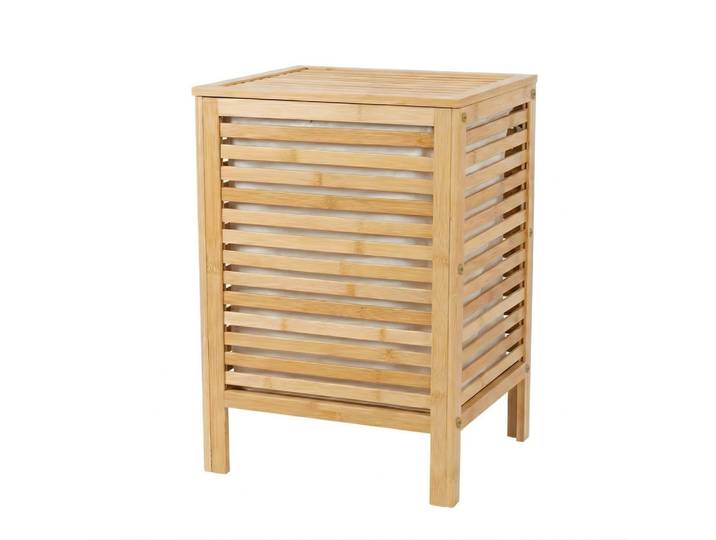 Wäschekorb Lund 60l, Beige, Naturmaterialen, 40x57x40 cm, Haushalt & Reinigung, Wäschepflege, Wäschekörbe & Wäschetonnen