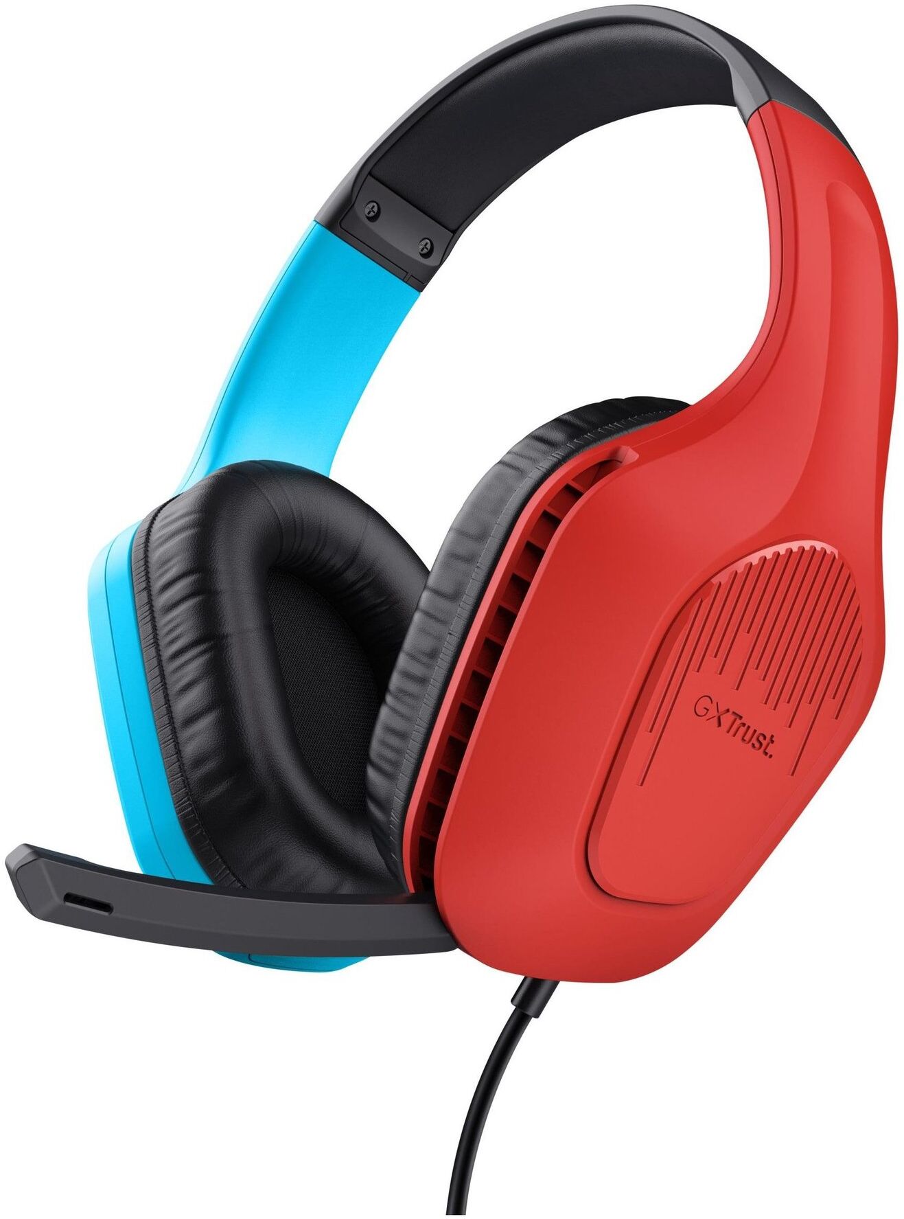 Cuffie gaming Trust 25423 GXT Zirox Blue e Red