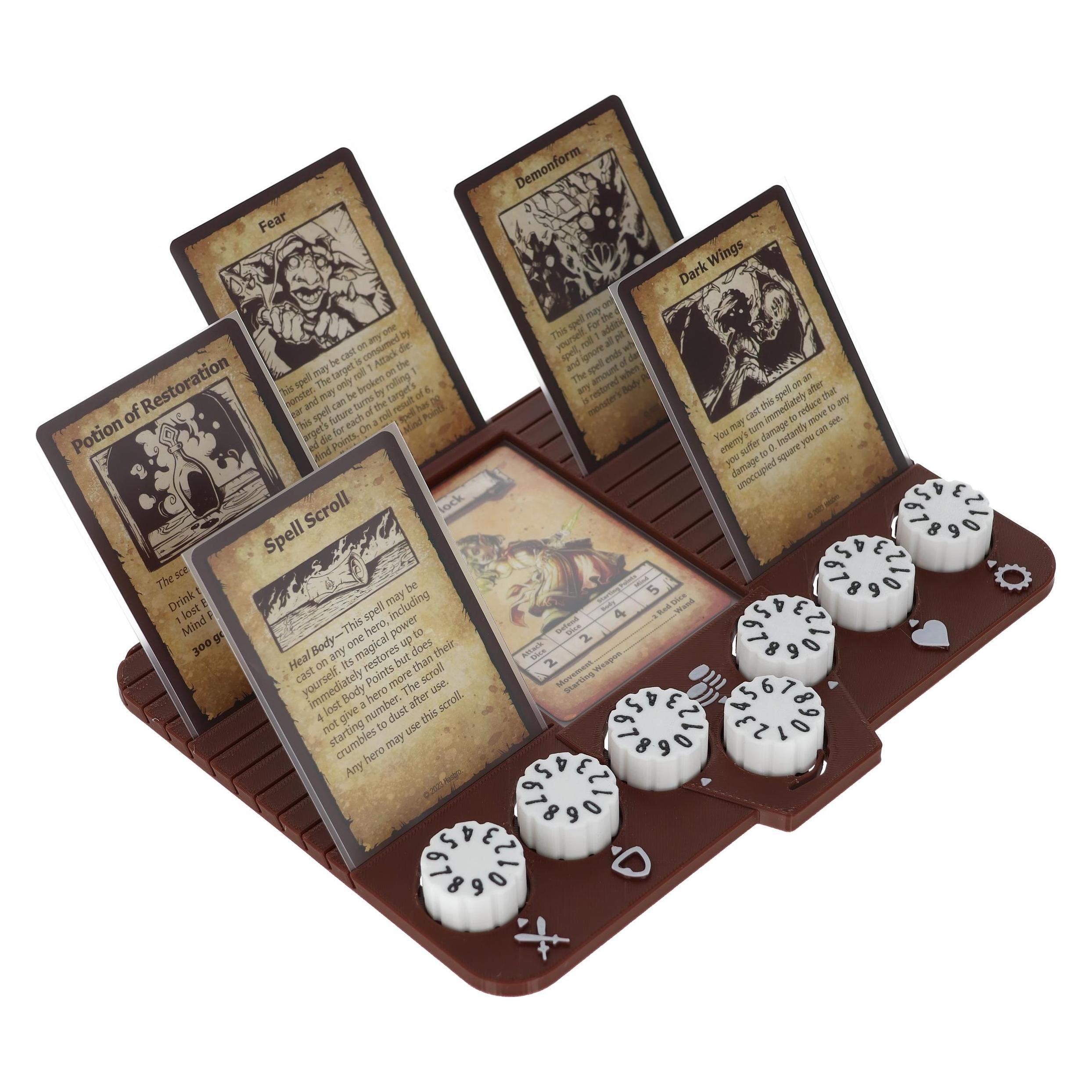Feldherr Dashboard mit Zählrädern für HeroQuest (2021) (Kunststoff) (409454)