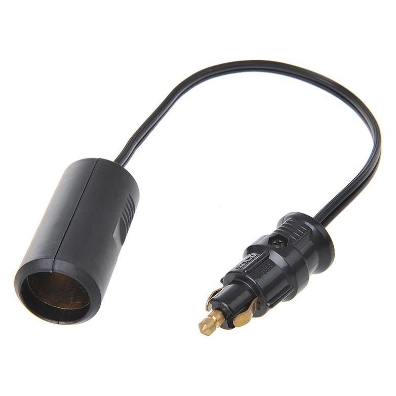 ProPlus Adapterkabel von DIN-Stecker auf Zigarettenanzünder Steckdose 25cm im Blister (P-450558S)