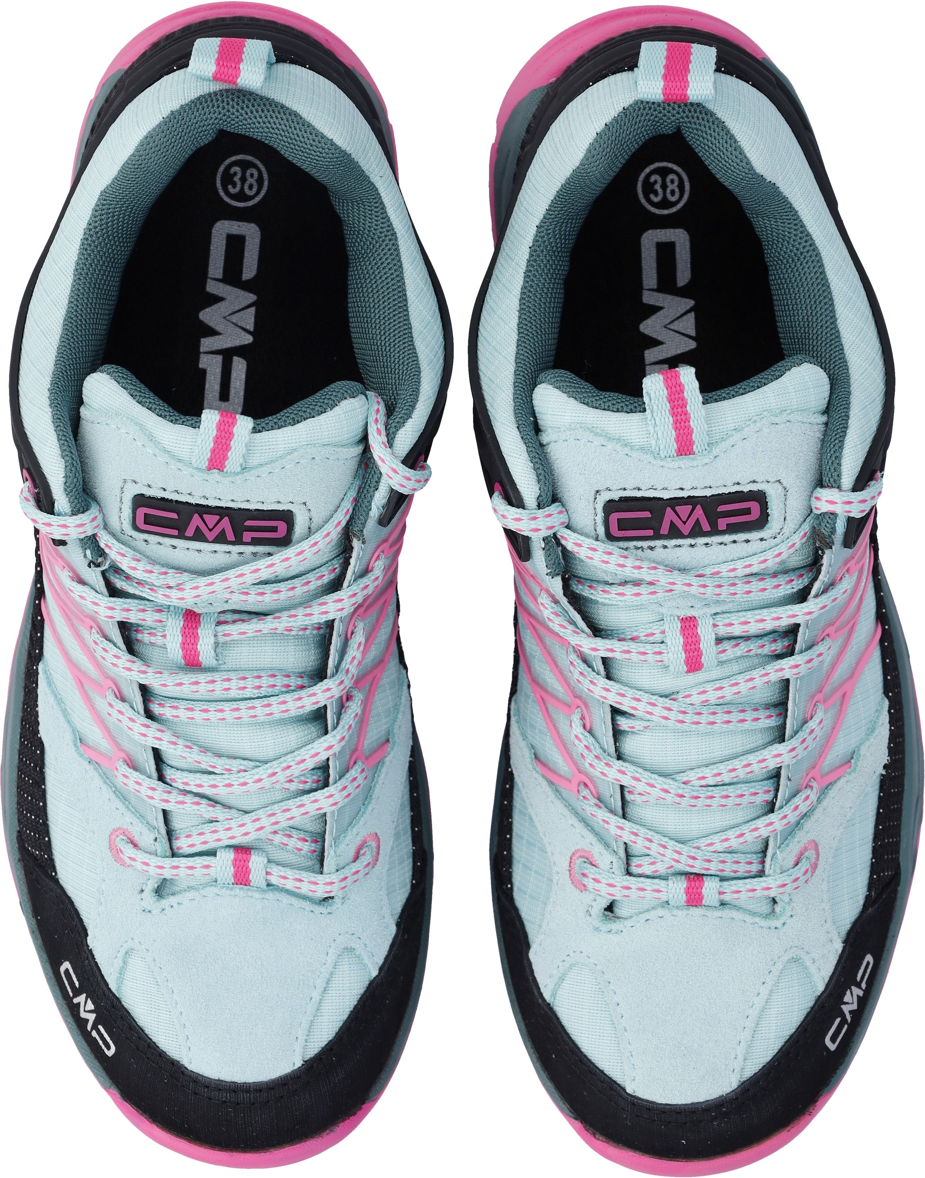CMP "KIDS RIGEL LOW WP TREKKING SHOES" wasserdicht opale, bubblegum 38, Synthetik
