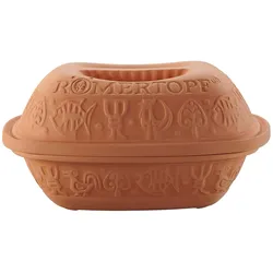 Römertopf Bräter Klassik 2 Pers., Pfanne + Kochtopf, Orange
