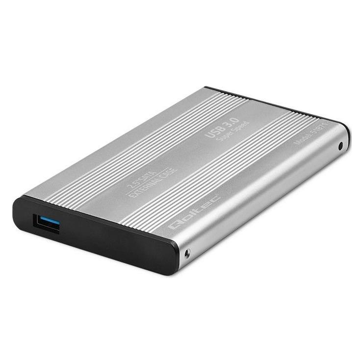 Qoltec Festplattengehäuse HDD SSD 2.5 Zoll SATA3, USB3.0 (51871)