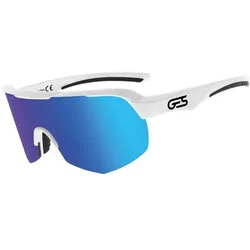 GES, Unisex, Sportbrille, Alpha (Blau, Weiss), Mehrfarbig