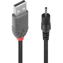 LINDY 70265 - Stromkabel USB > DC 2,5 / 0,7 mm, 1.5 m