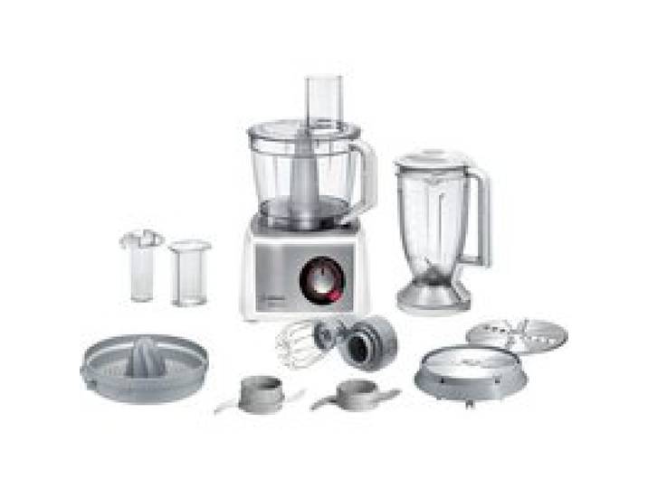 Robot multifonction - BOSCH - B1EMC812S8 - 1250 W - 3 9 L - Variateur de vitesse + Turbo - Blanc / Inox - Livre 80 recettes offert