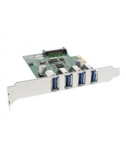 InLine USB-Adapter PCIe 2.0 Low-Profile USB 3.0 x 4 (76661C)
