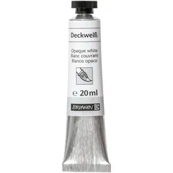 Baier & Schneider, Künstlerfarbe + Bastelfarbe, Deckweiss (20 ml)