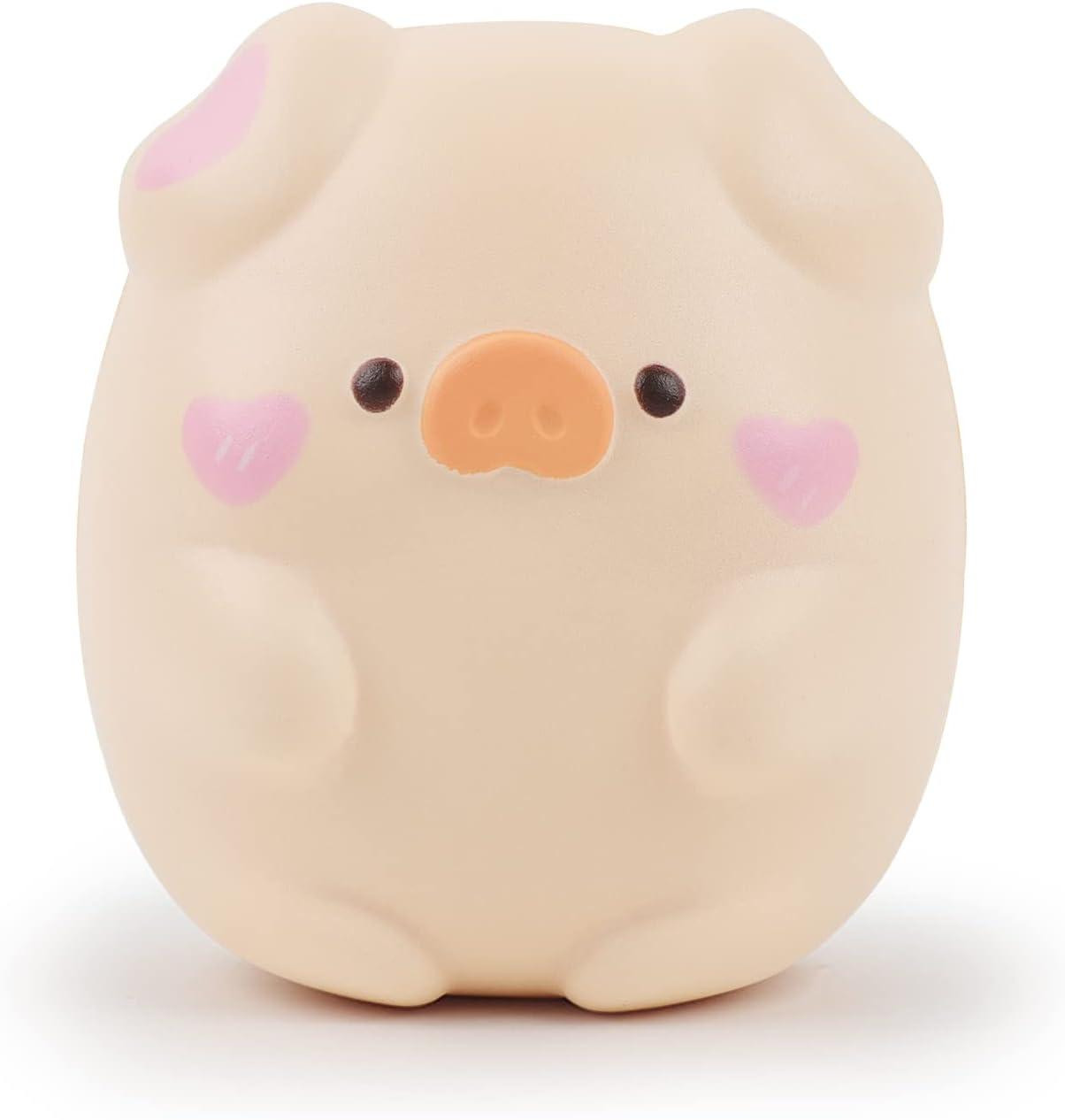 Kawaii Verlegen Varken Squishy Dieren Speelgoed - Zacht Slow Rising Knijpding