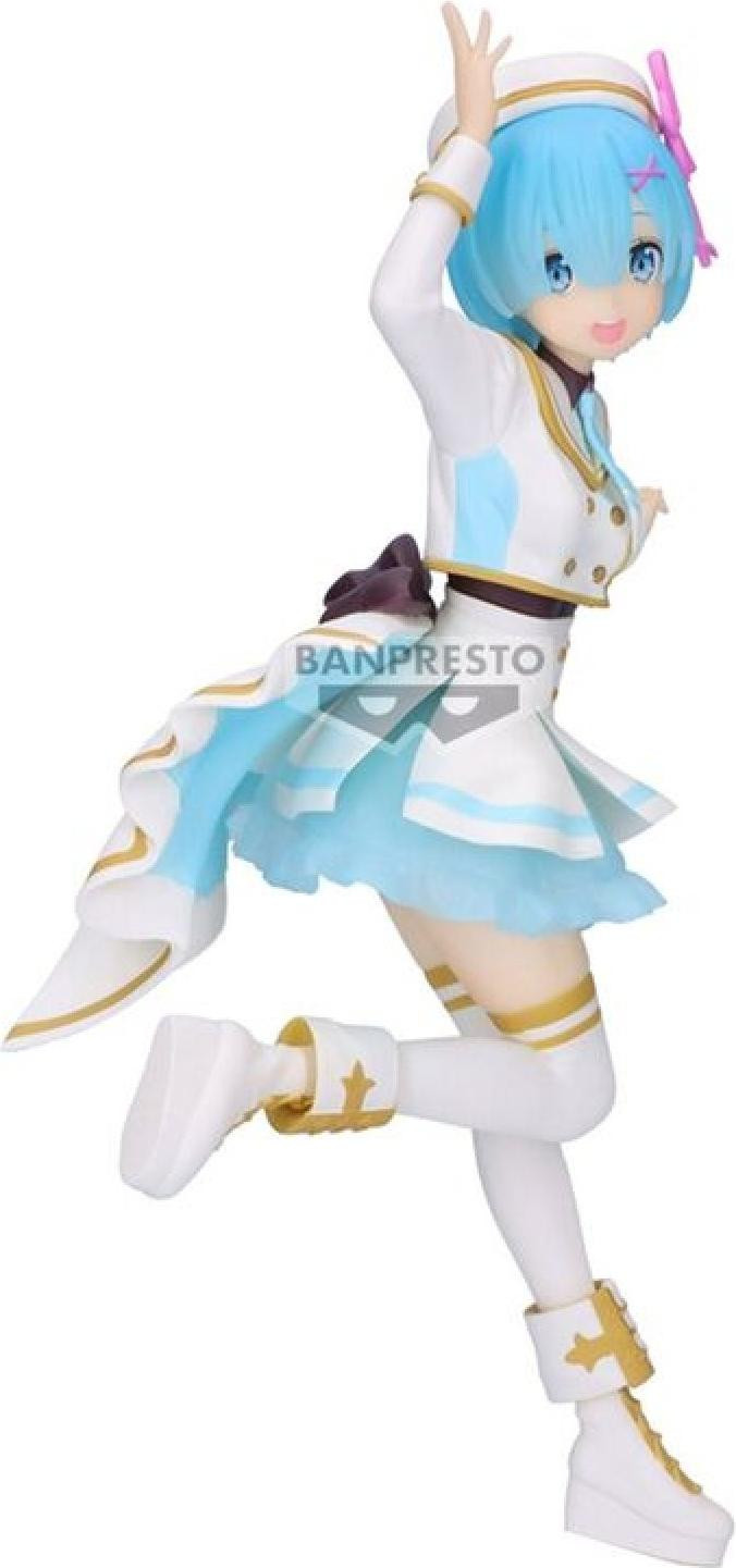 Banpresto Rem figuur uit Re:Zero - Starting Life in Another World met podium, 22 cm